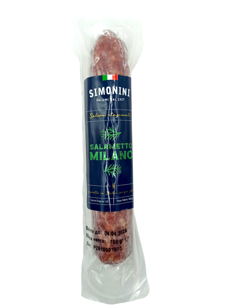 Simonini Ковбаса салямі Мілано, 180 г