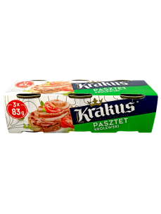 Krakus Паштет печінковий, 3x83 г
