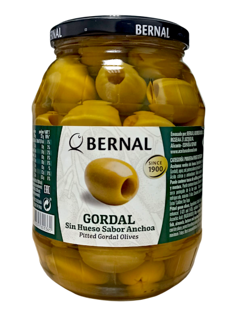 Bernal Gordal Оливки гігант без кісточки, 900 г