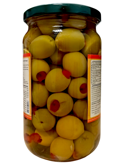 Athena Оливки зелені фаршировані перцем, 700 г