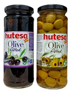 Hutesa Оливка без кісточки чорна або зелена, 350 г