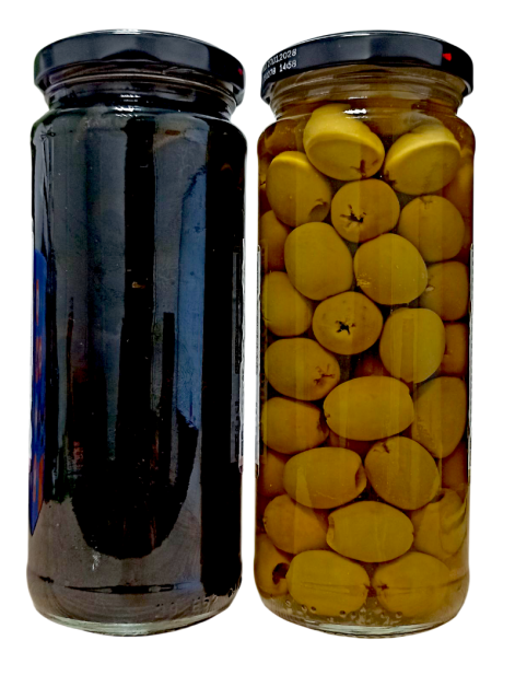 Hutesa Оливка без кісточки чорна або зелена, 350 г