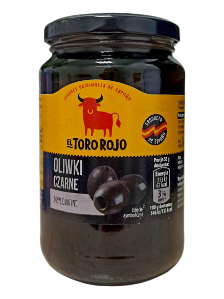 el Toro Rojo Оливки без кісточки чорна або зелена, 340 г