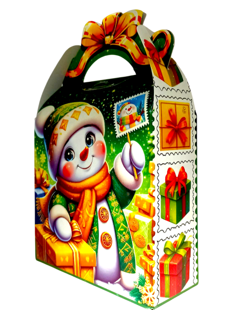 Новорічний набір цукерок Сніговичок, 410 г