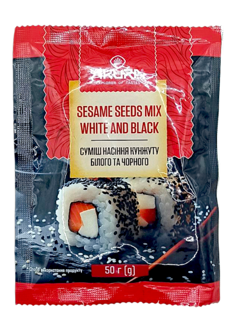 Akura Кунжут суміш білого та чорного, 50 г