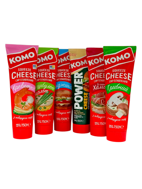 КОМО Сир плавлений в асорименті, 150 г