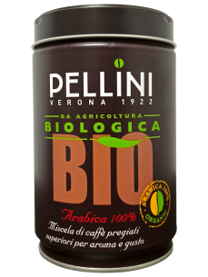 Pellini BIO Arabica 100% Кава мелена, 250 г