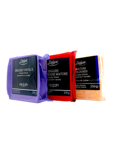 Delux Сир чеддер в асортименті, 250 г