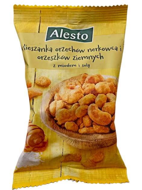 Alesto Суміш кеш'ю та арахісу з медом та сіллю,...