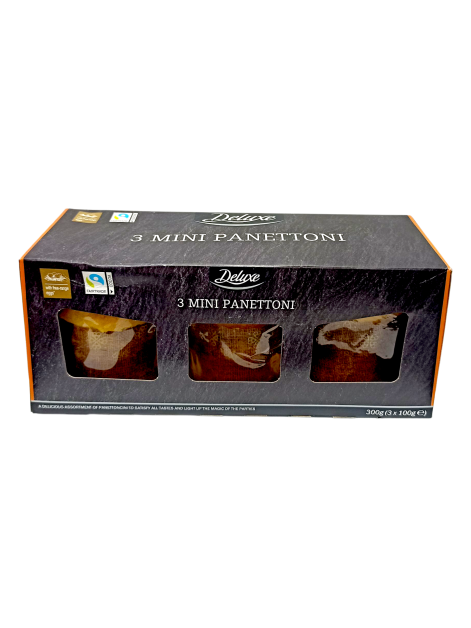 Deluxe Панеттоне міні, 3 шт