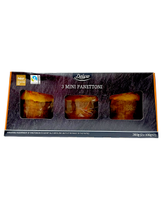 Deluxe Панеттоне міні, 3 шт 2