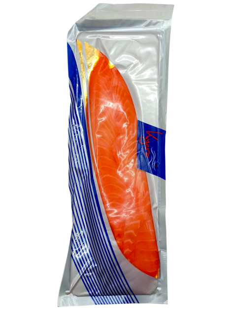 Кусто Лосось солений смужками, 200 г