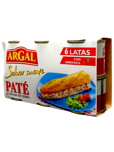 Argal Паштет печінковий 6*83г