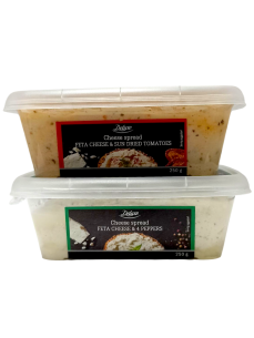 Deluxe Сирна паста з сиром фета в асортименті, 250 г