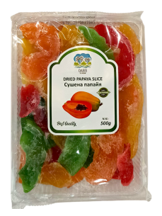 Oasis Папая сушена (барвисті цукати), 500 г