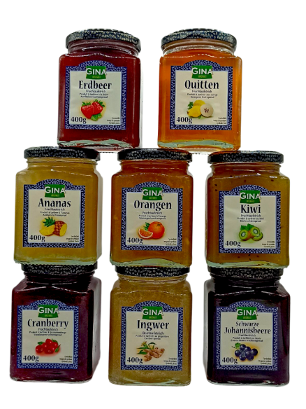 Gina Джем в асортименті, 400 г