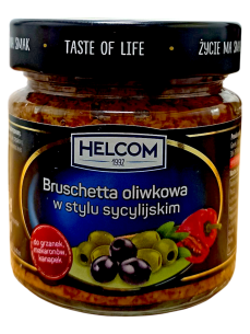 Нelcom Паста для брускет з оливками по-сицилійськи, 225 г