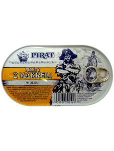 Pirat Філе макрелі в олії, 160 г