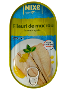 Nixe Філе скумбрії в олії, 170 г