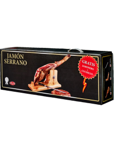 Collell Jamon Serrano Хамон з дерев'яною підставкою та...