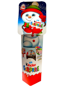 Kinder Surprise Новорічний набір 4 яйця, 80 г