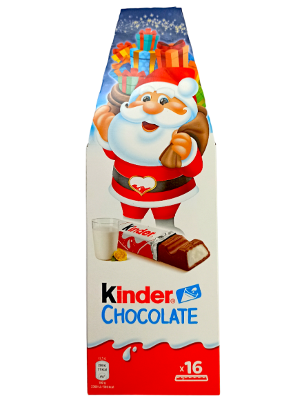 Kinder Chocolate Новорічний набір шоколадних батончиків,16 шт.  200 г