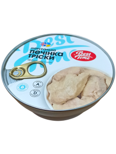 Best Time Печінка тріски натуральна з/б 182г