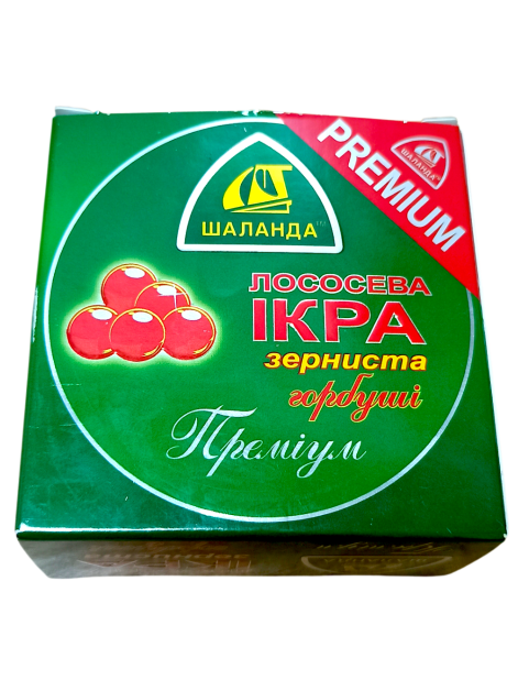 Шаланда Ікра лососева преміум ж/б 100г