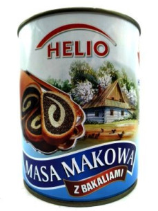 Helio Макова начинка із сухофруктами з/б 850г