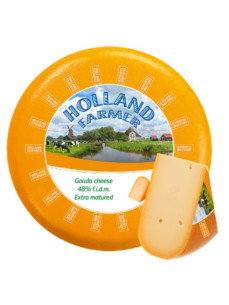 Holland Farmer Сир гауда в парафіні 48%, ваговий