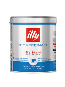Illy Decaffeinato Кава мелена без кофеїну, 125 г