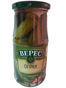 Верес Огiрки мариновані, 435 г