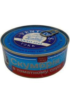 Ventspils Скумбрія  в томатному соці 240г