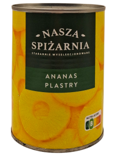 Nasza Spizarnia Ананас кільця 340 г