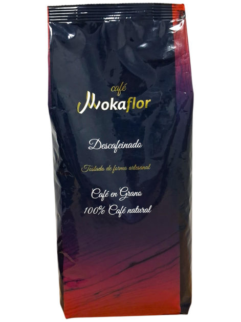 Mokaflor Descafeinado Кава зерно безкофеїнова 1кг