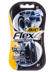 Bic Flex 4 Бритва одноразова, 3 шт