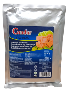 Condor Тунець в олії шматочками, 1 кг