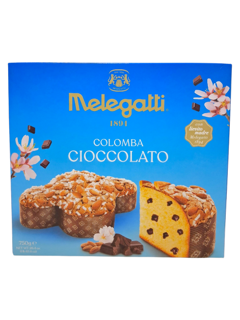 Melegatti Панетон Шоколад+мигдаль, 750 г