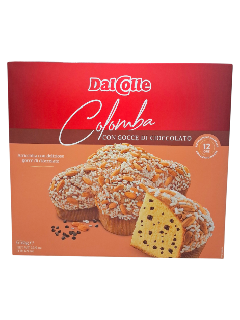 DalСolle Colomba з шоколадом та мигдалем, 650 г